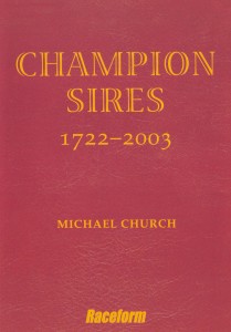 Champion Sires - 1722-2003